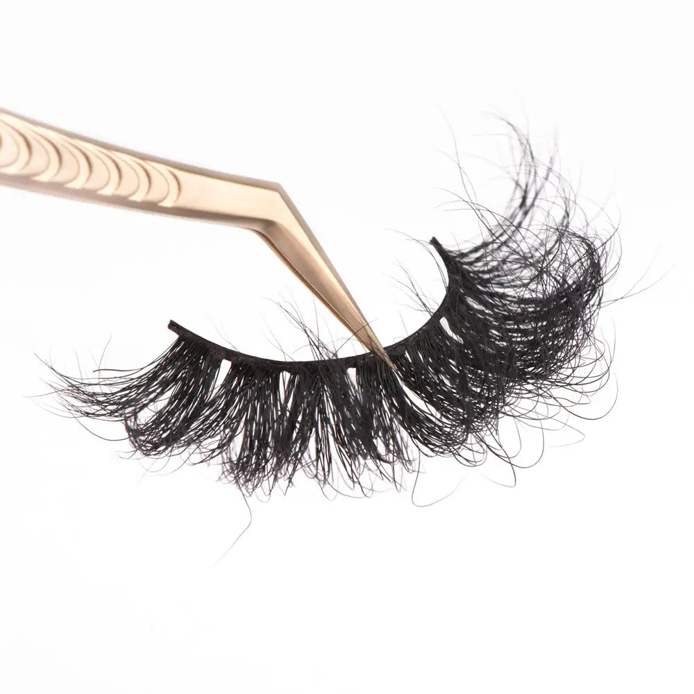 25 mm Natural 7D Fluffy Mink Lashes - Georgia - Eyelashes