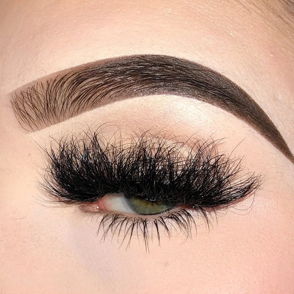 25 mm Natural 7D Fluffy Mink Lashes - Georgia - Eyelashes