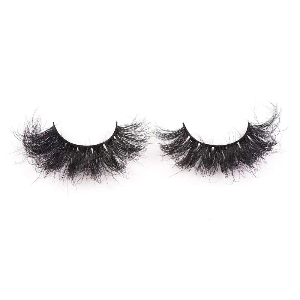 25 mm Natural 7D Fluffy Mink Lashes - Georgia - Eyelashes