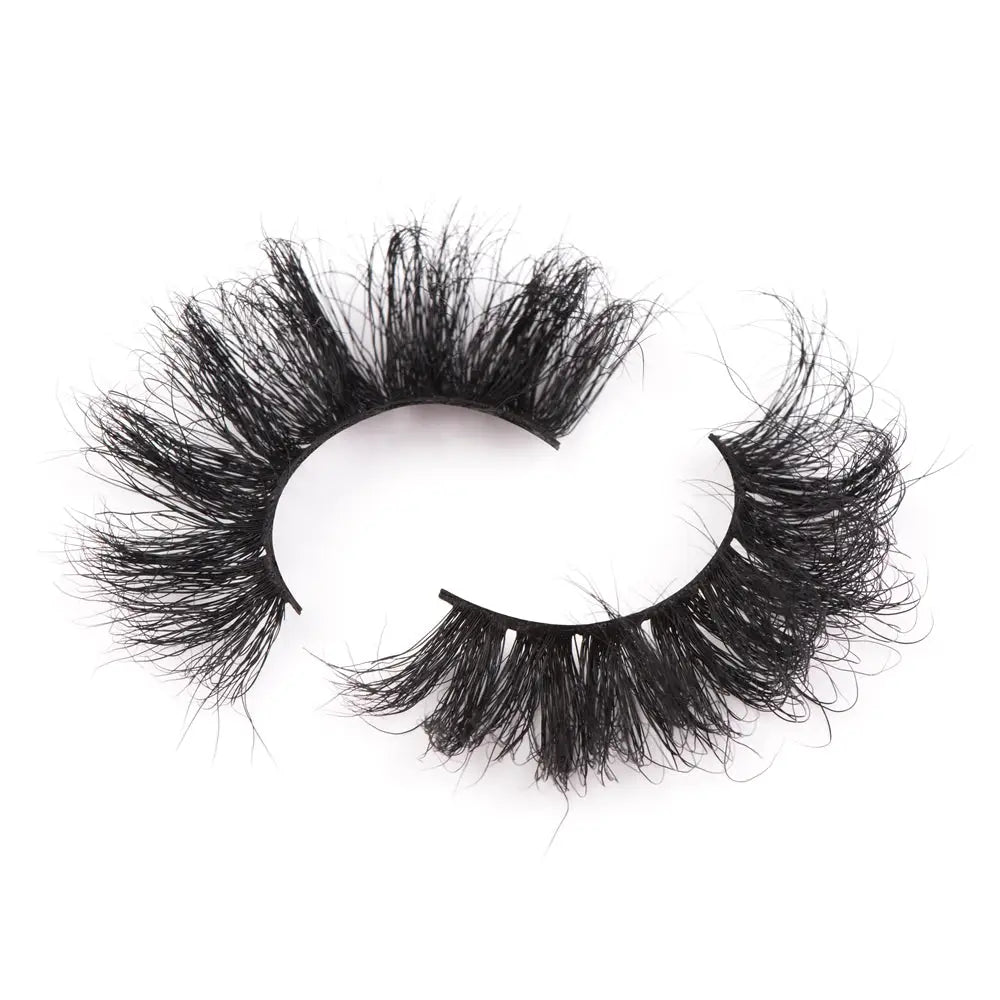 25 mm Natural 7D Fluffy Mink Lashes - Georgia - Eyelashes