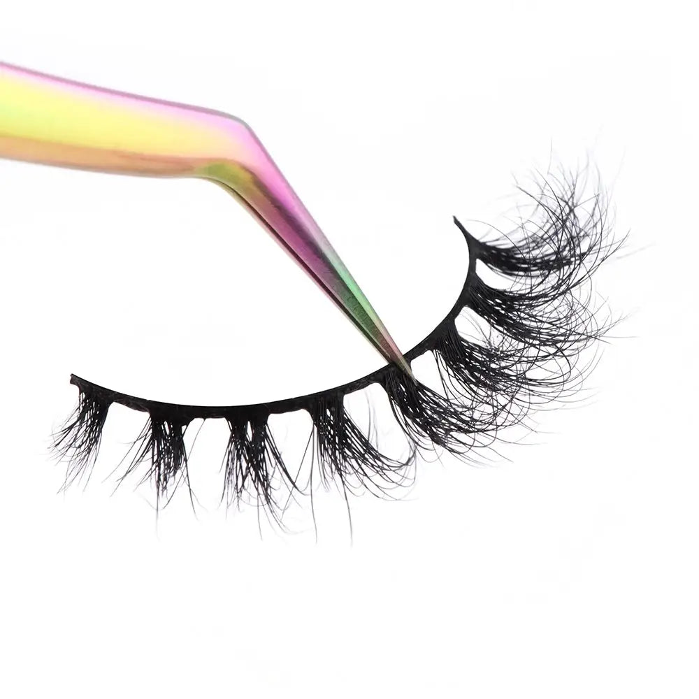 10-12 mm Super Natural Fluffy 3D Mink Lashes - SD01 - Eyelashes