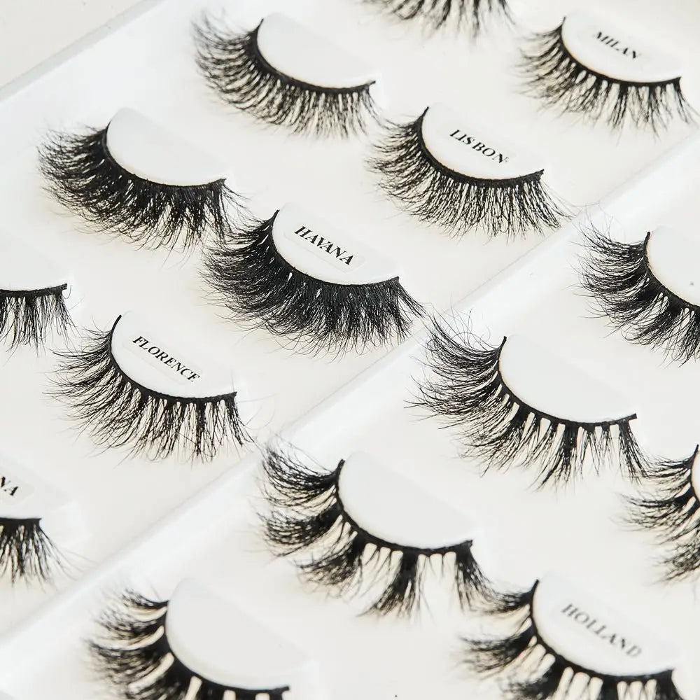 3D Mink | 10 Pairs Lashes Book - 15 - 18MM - Love Eyelashes