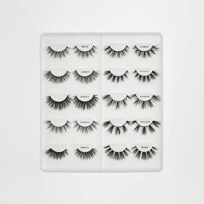 3D Mink | 10 Pairs Lashes Book - 15 - 18MM - Love Eyelashes