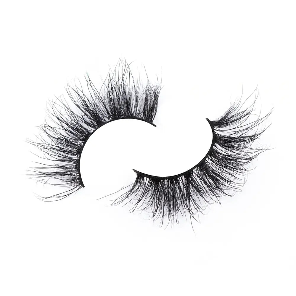 15-18 mm Handmade Reusable Thick Mink Fluffy Lashes - GD36 - Eyelashes