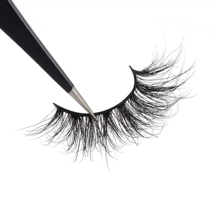 15-18 mm Handmade Reusable Thick Mink Fluffy Lashes - GD36 - Eyelashes