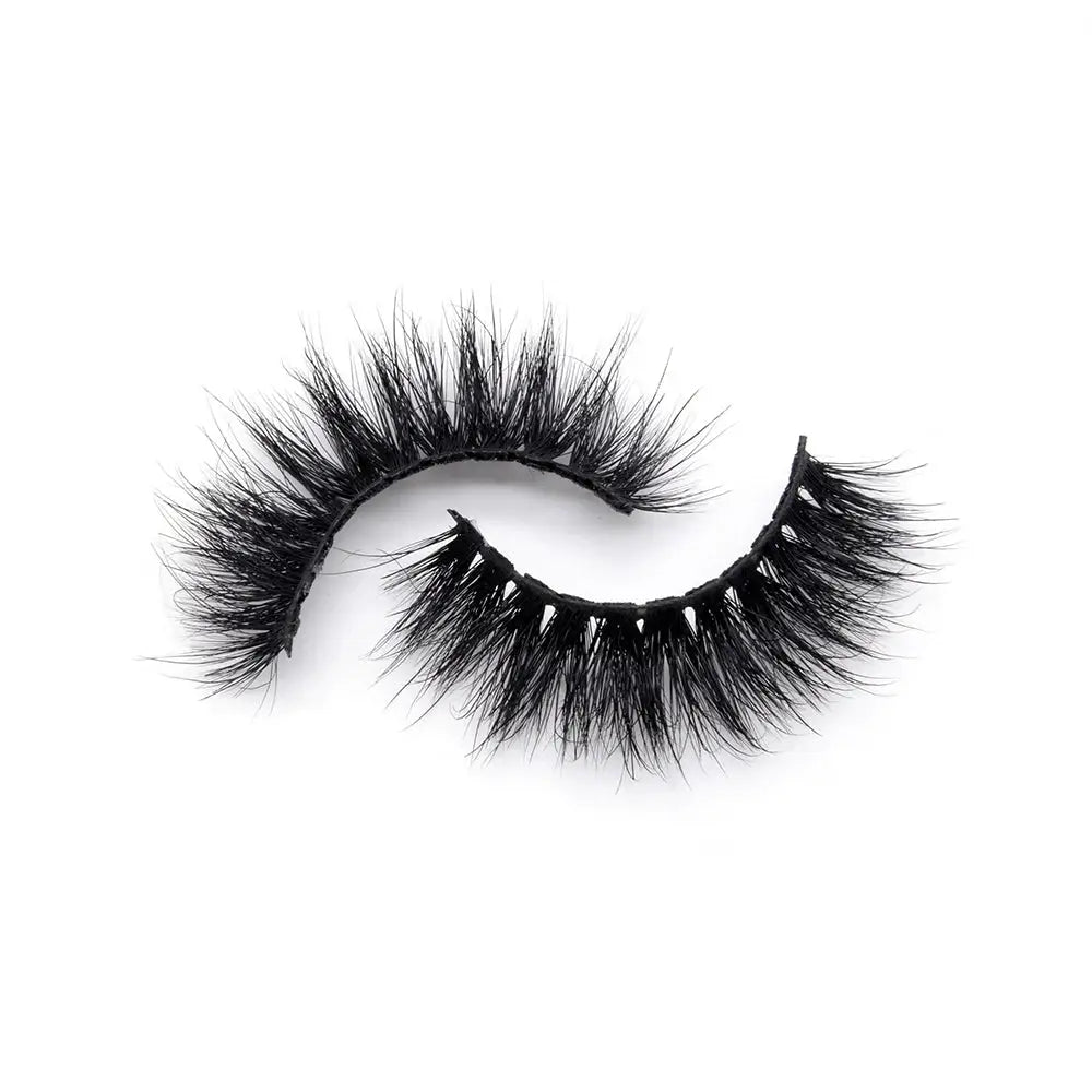 18 mm Fluffy 4D Mink Cotton Band Lashes - ND08 - Eyelashes