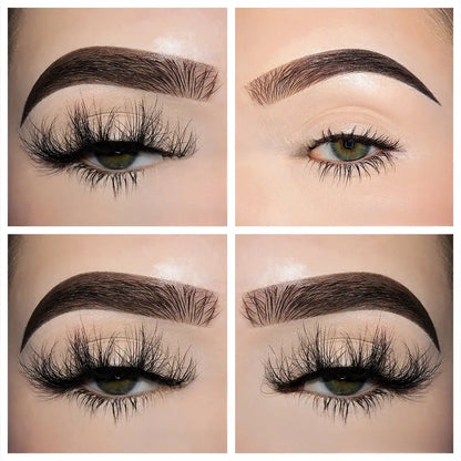 20-22 mm Wispy Fluffy 3D Mink Lashes - Vanessa - Eyelashes