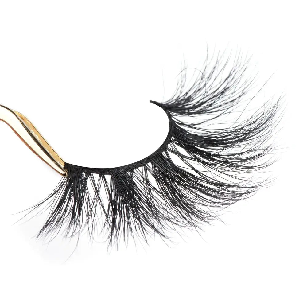 Babydoll Real Mink Lashes - Fluffy Long - 25MM - Love Eyelashes