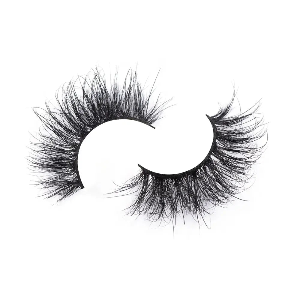 25 mm Long Fluffy Mink Lashes - GD35 - Eyelashes