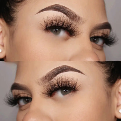 25 mm Long Fluffy Mink Lashes - GD35 - Eyelashes