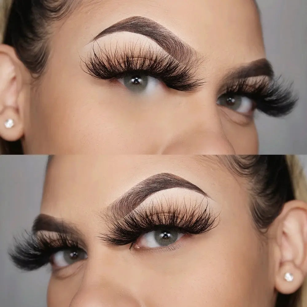 28-30 mm Long Thick Look Dramatic Mink Lashes - Majesty - Eyelashes