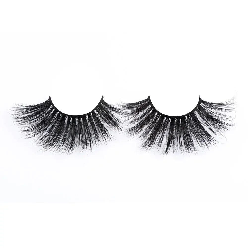 28-30 mm Thick Handmade Full Lashes - Black Pearl - Eyelashes