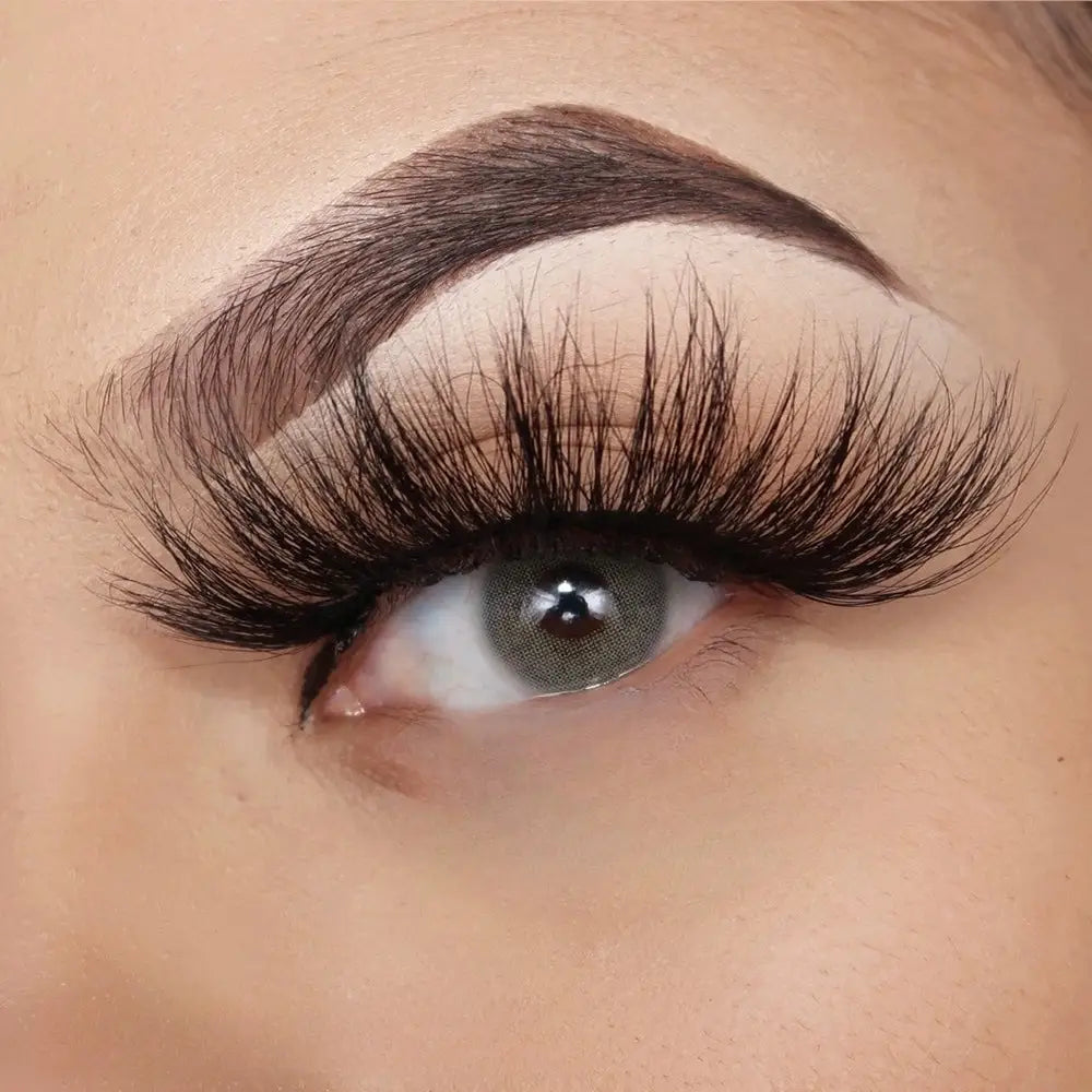 28-30 mm Thick Handmade Full Lashes - Black Pearl - Eyelashes