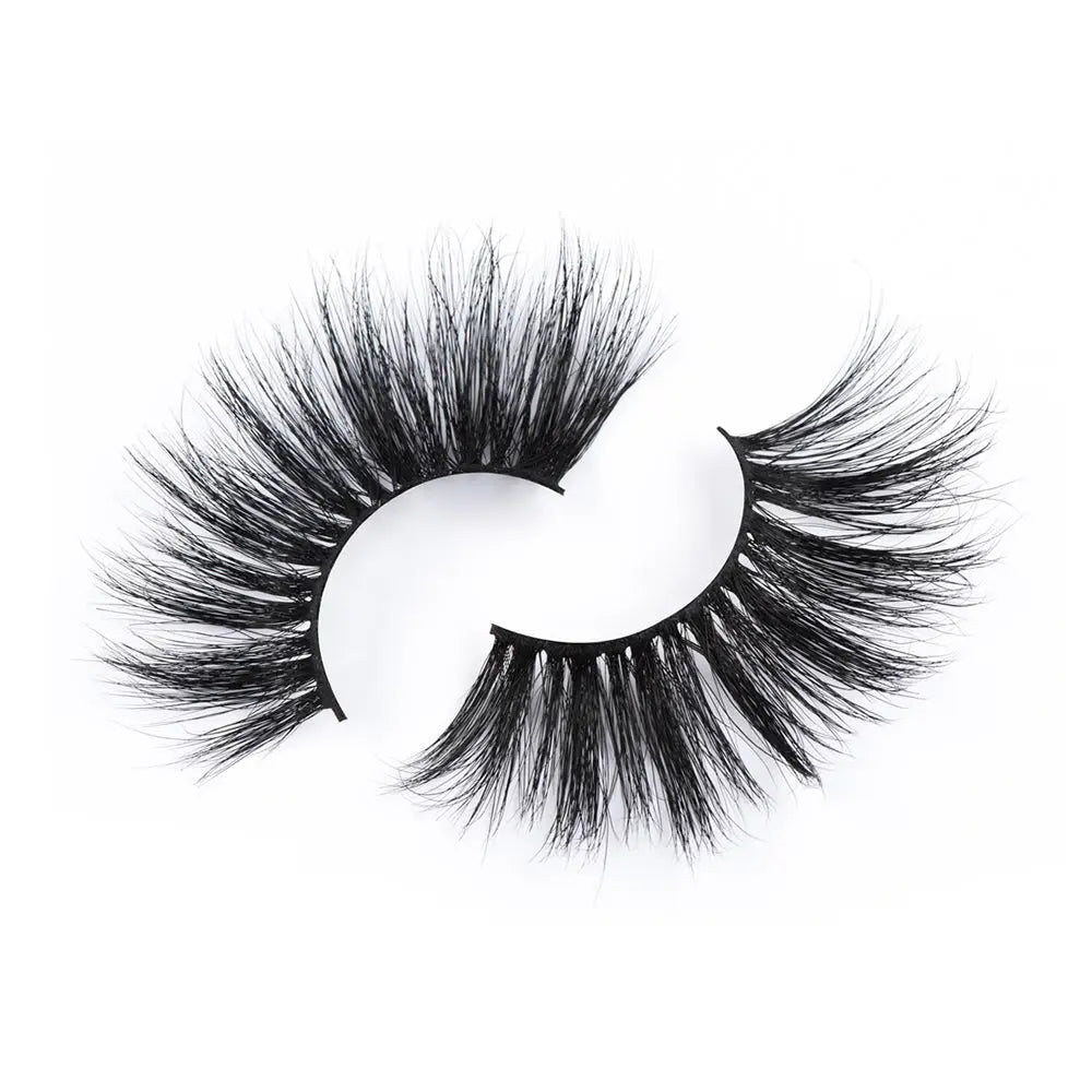 28-30 mm Thick Handmade Full Lashes - Black Pearl - Eyelashes